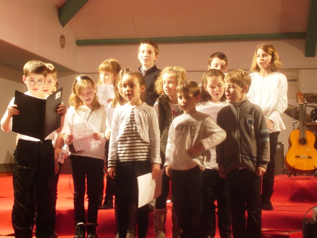 St Germain 1fev2013 Chant de la classe de solf�ge EMIM